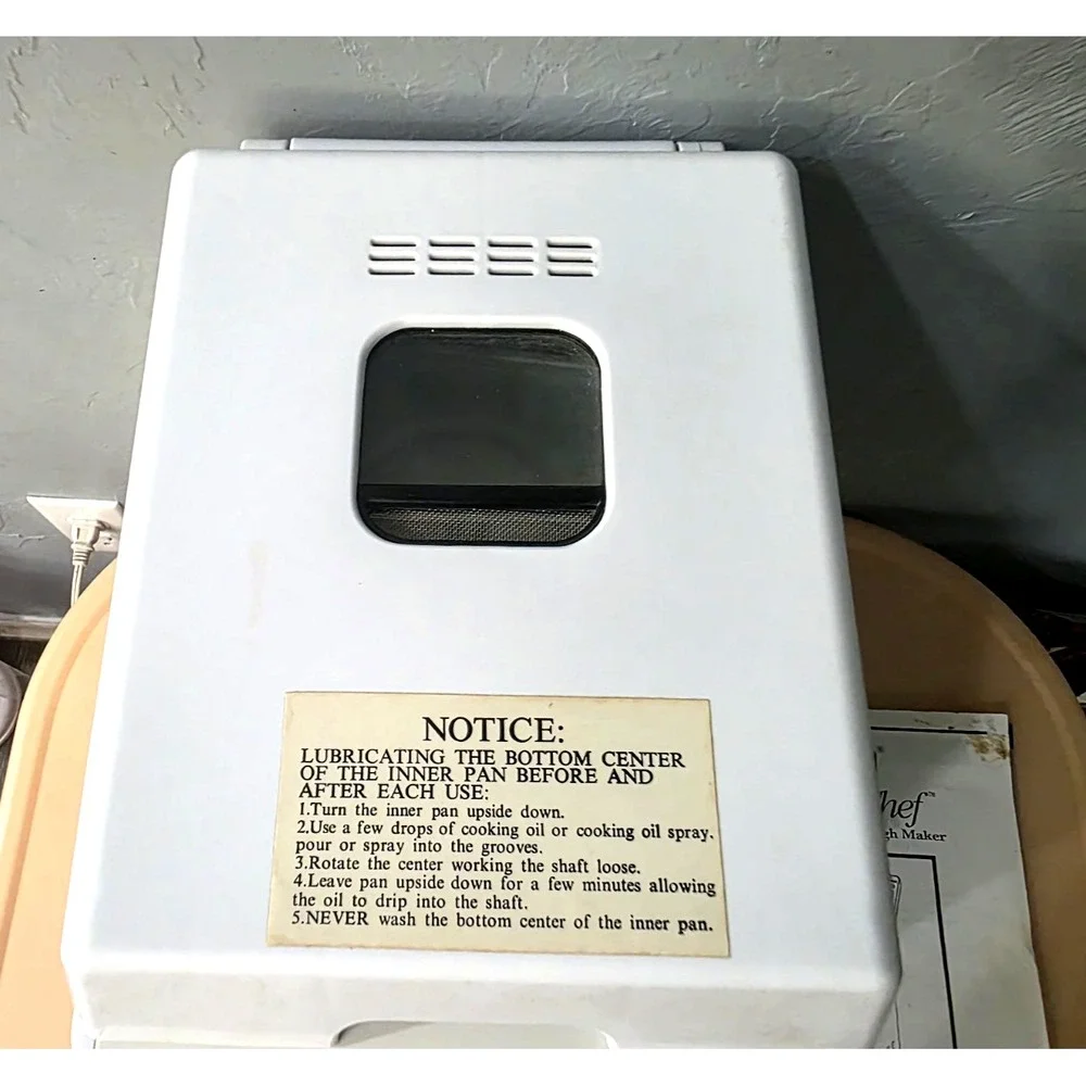 Aroma BreadChef 2 Pound Bread Maker Bread Machine ‎ ABM 220-230 Whit Manual